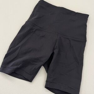 Lululemon dark gray bike shorts